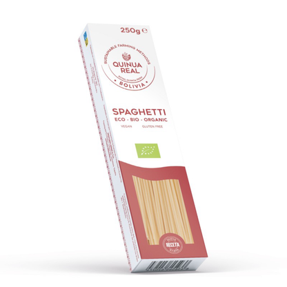 Spaghetti z ryżem i komosą ryżową bezglutenowe Quinua Real 250 g