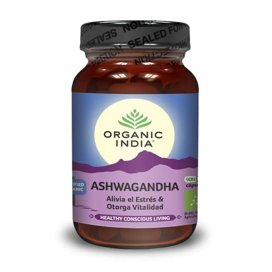 Ashwagandha Organic India 90 kapslar