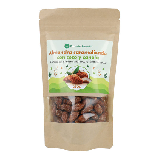 Mandlar med kokosnöt och kanel Planeta Huerto 250gr