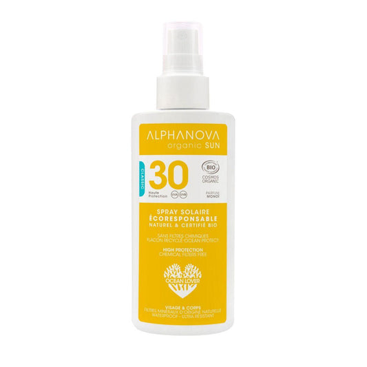 Sonnenschutz SPF30 Spray Alphanova 125 g Bio