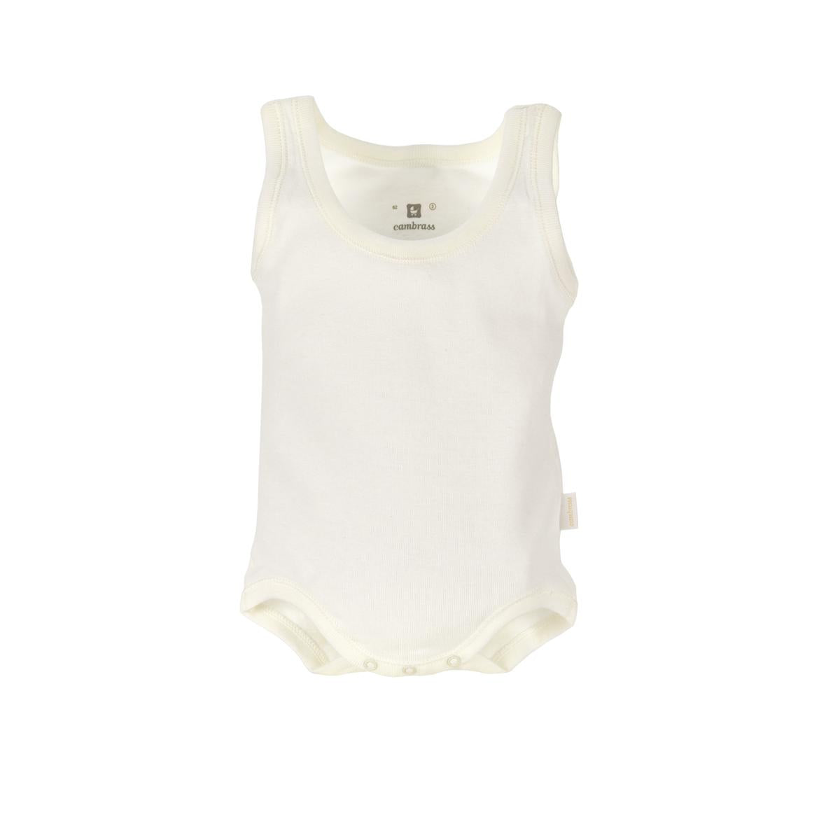 Body sans manches pour nouveau-nés, couleur beige, taille 12