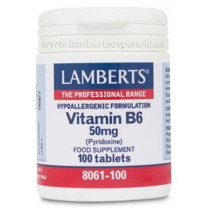 Vitamin B6 100 Tabletten à 50 mg, Lamberts
