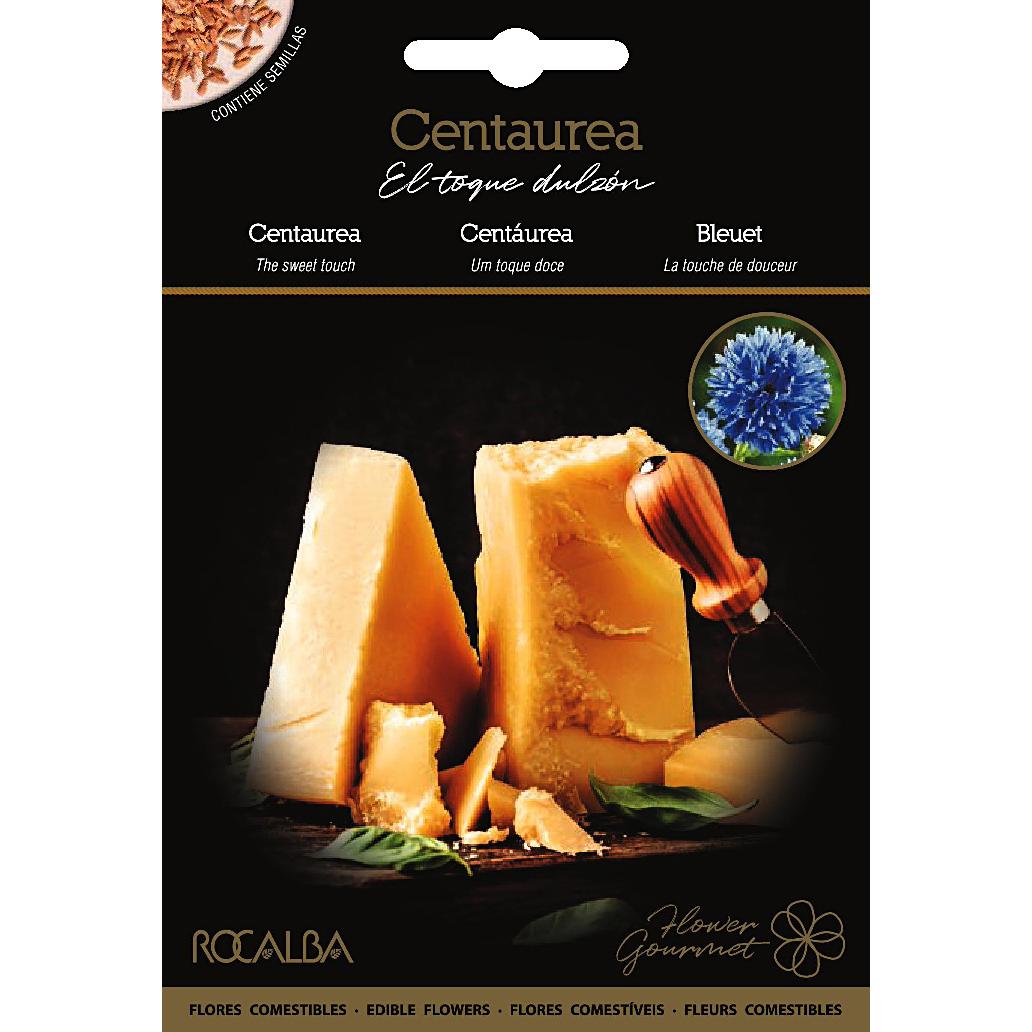 Eetbare bloemzaden van Centaurea Rocalba