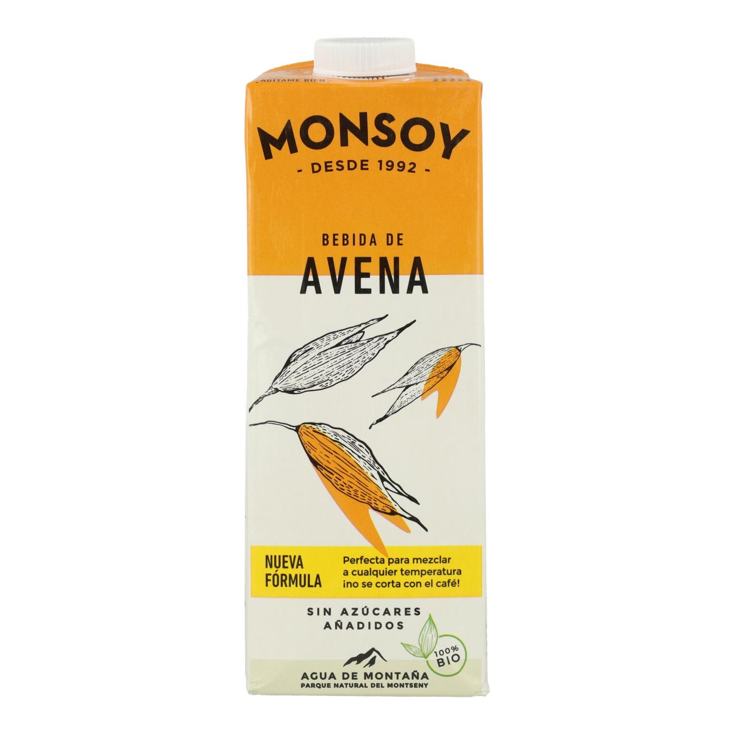 Pack of 6 Monsoy Organic Oat Drink 1 L