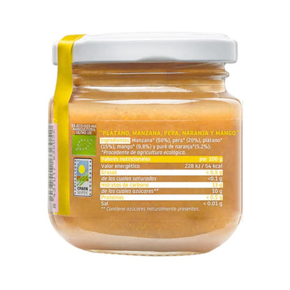 Pack of 12 Organic Multifruit Jars with Mango +6 Months Smileat