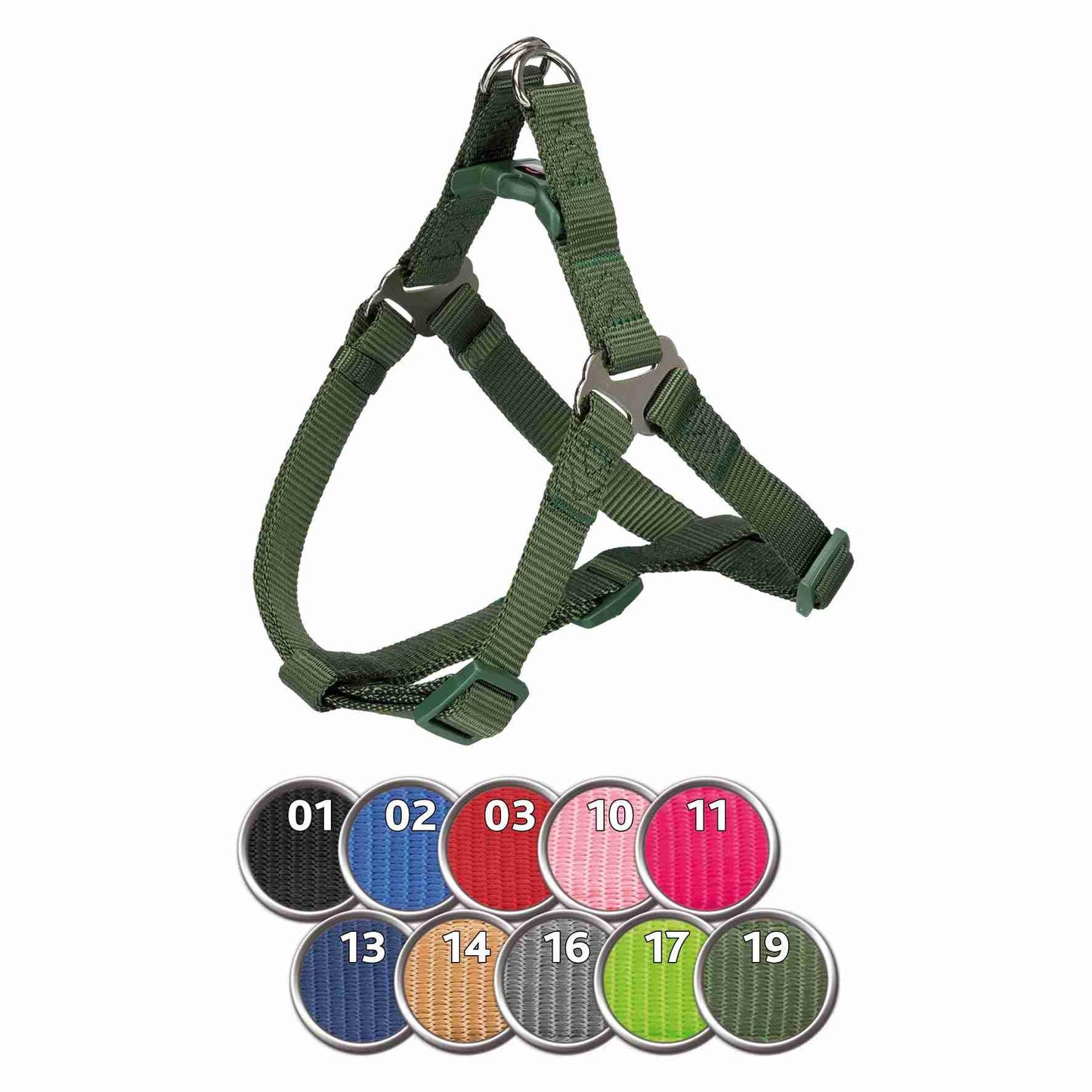 Trixie Petral NEW Premium, L, 65-80 cm/25 mm, rosso