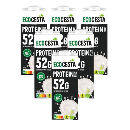 Pakket 6x Plantaardige proteïnedrank Plus Bio Ecocesta 1 l