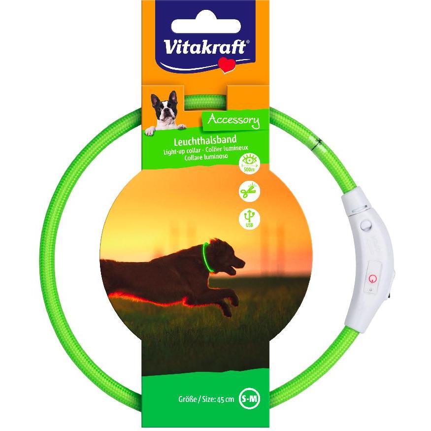 Vitakraft Odblaskowa obroża dla psów XS-S / 35 cm