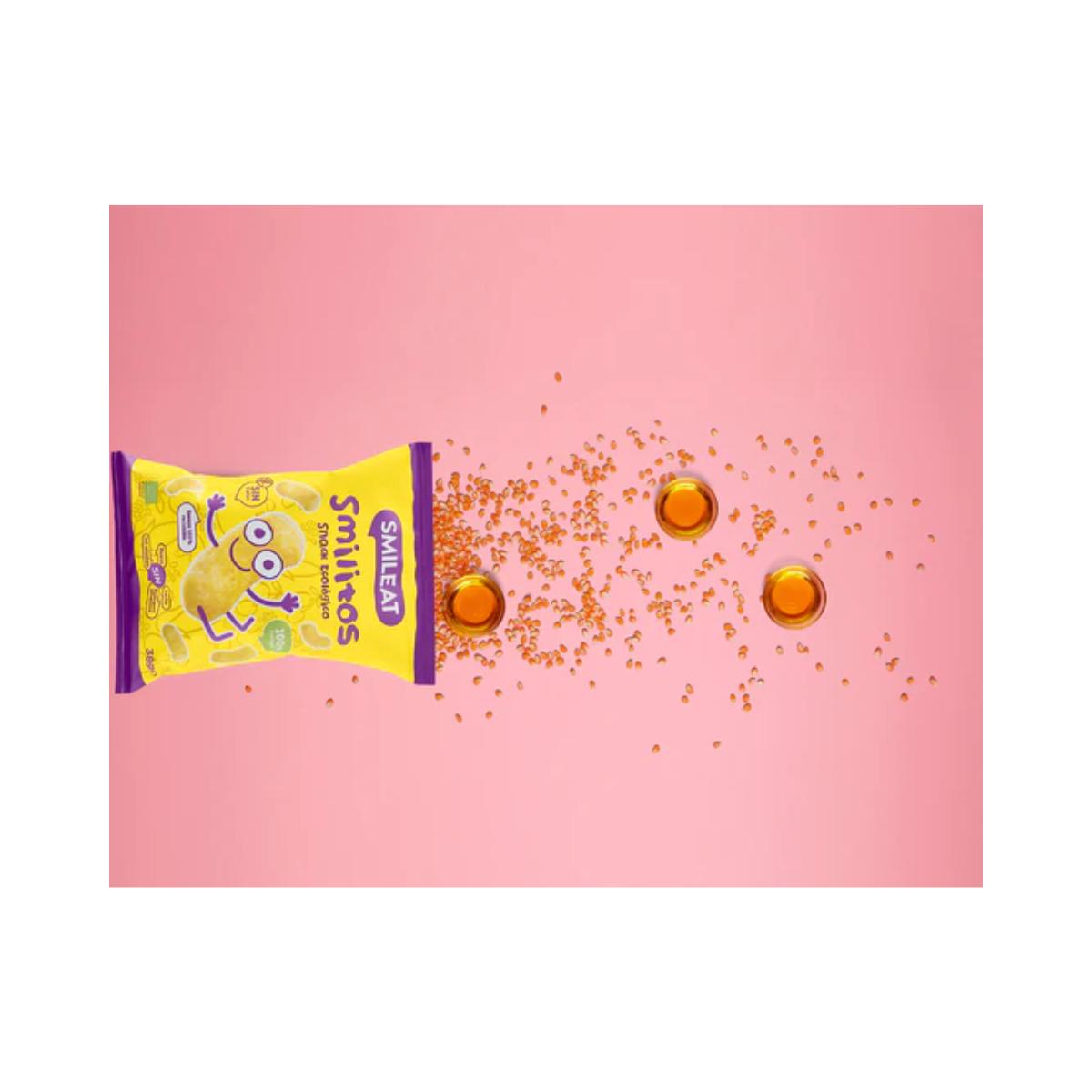 Smilitos, biologische maïssnacks Smileat 38 g