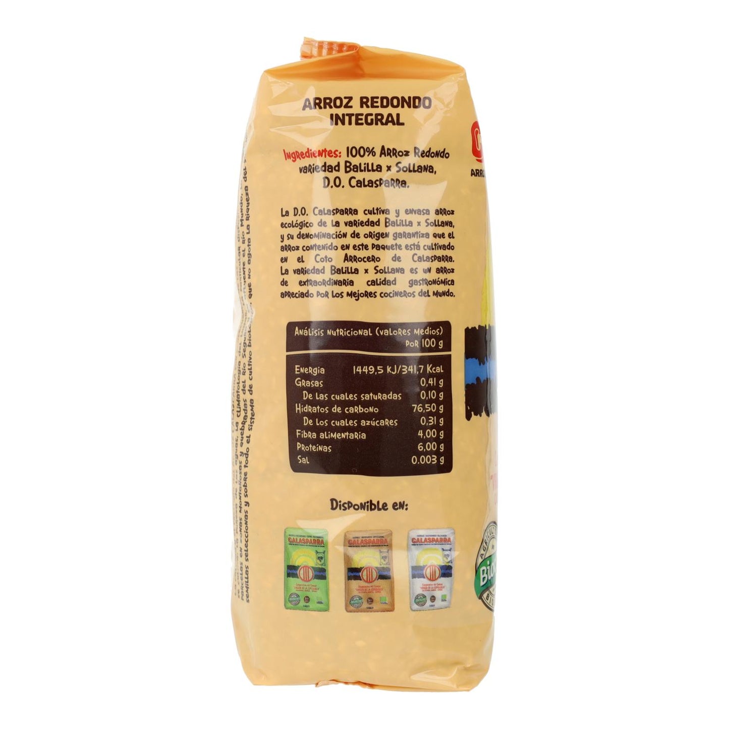 Arroz integral Calasparra Biocop 1Kg