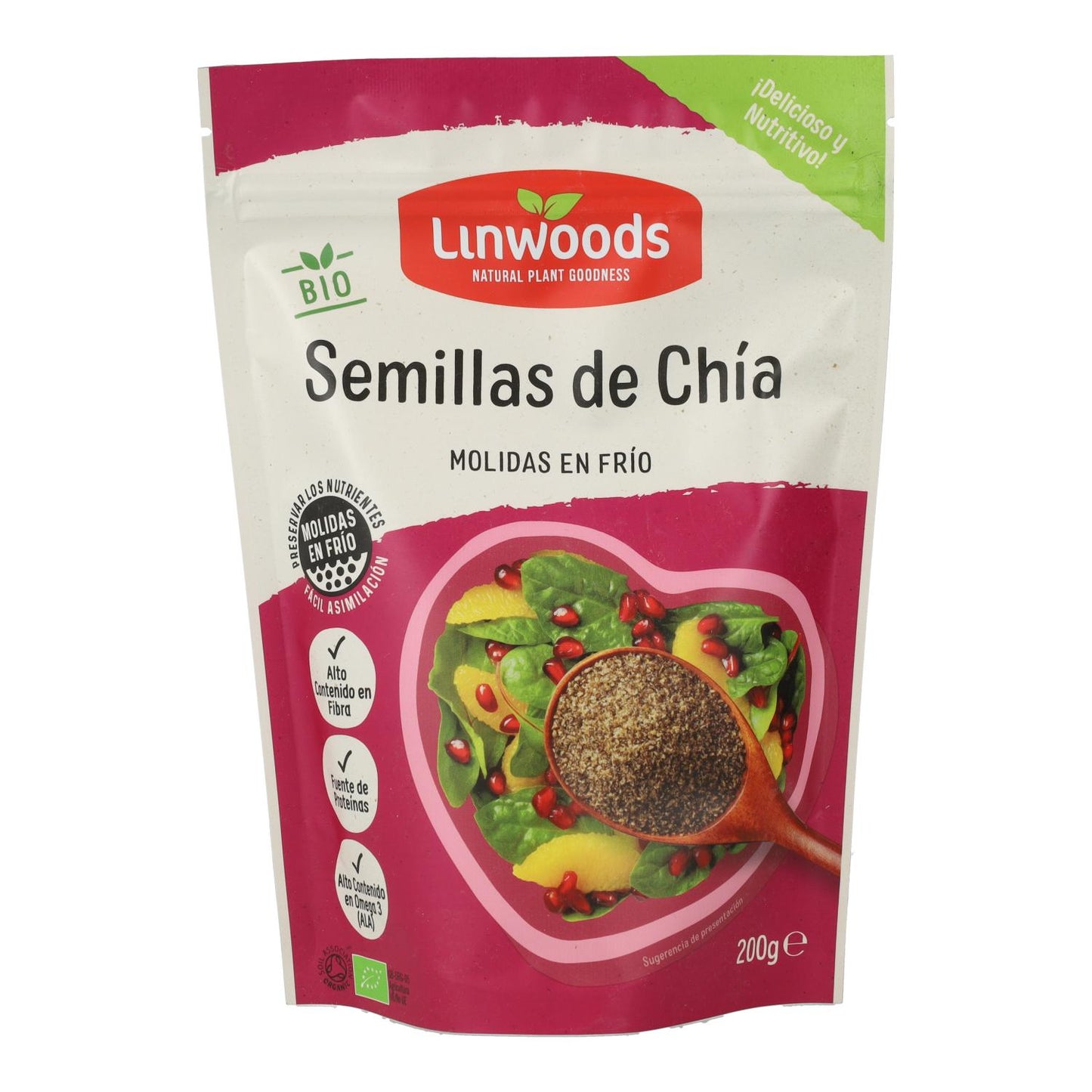 Linwoods Bio-Chiasamen, gemahlen, 200 g