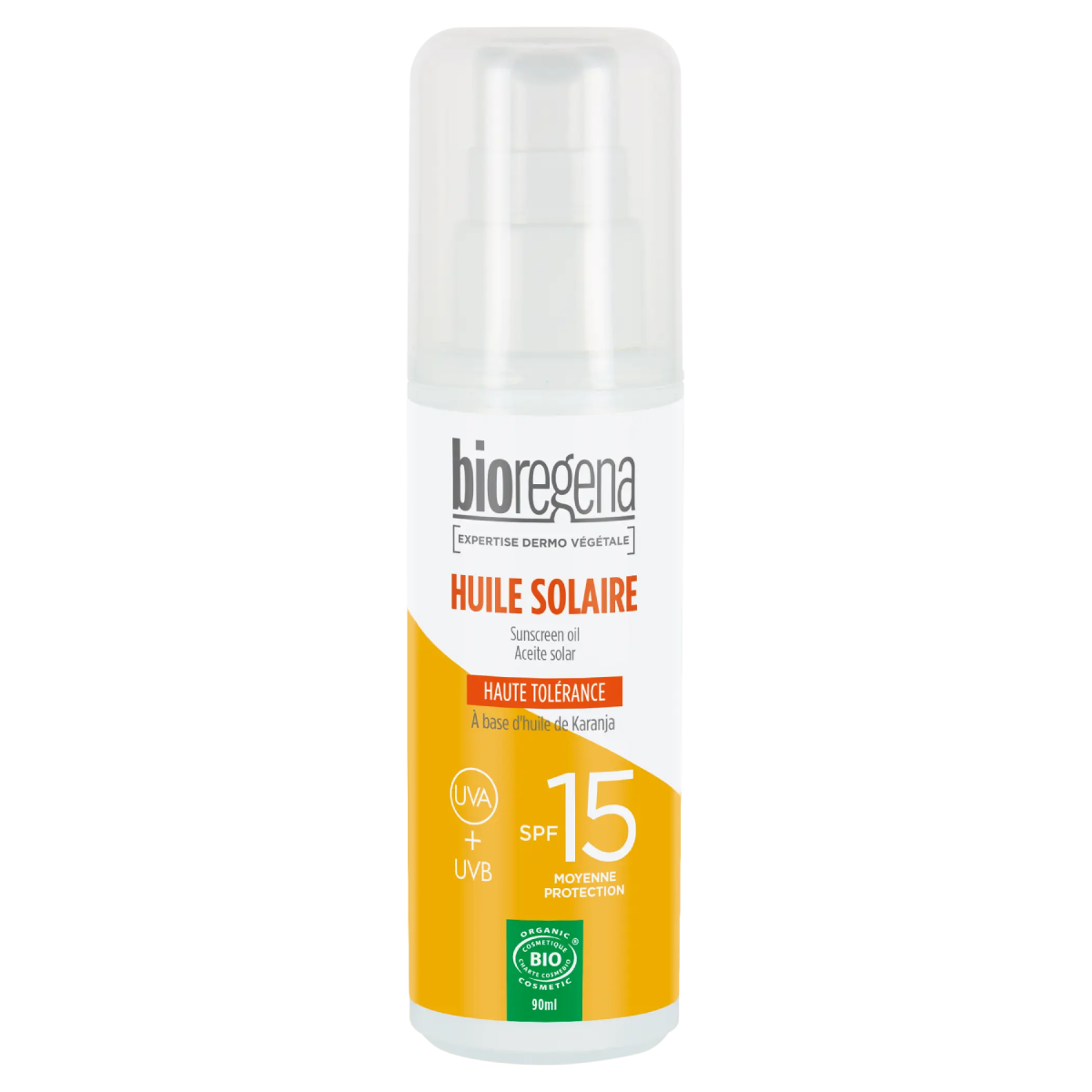 Hypoallergen solspray SPF 15, Bioregena, 90 ml