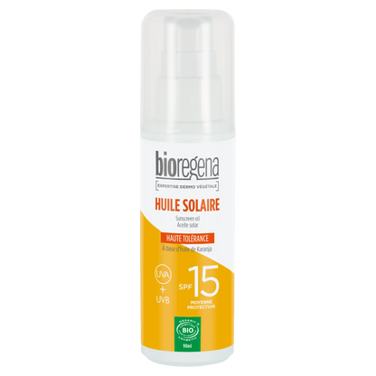 Hypoallergen solspray SPF 15, Bioregena, 90 ml