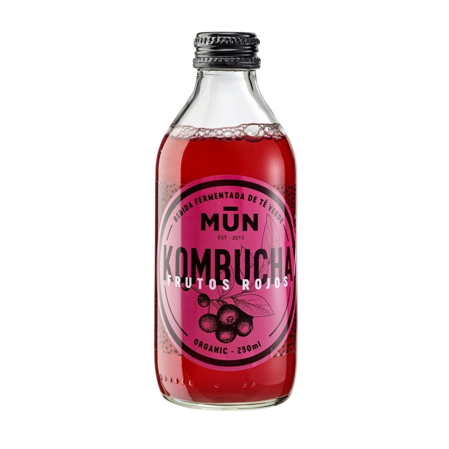 Kombucha röda bär ECO Mun 250 ml