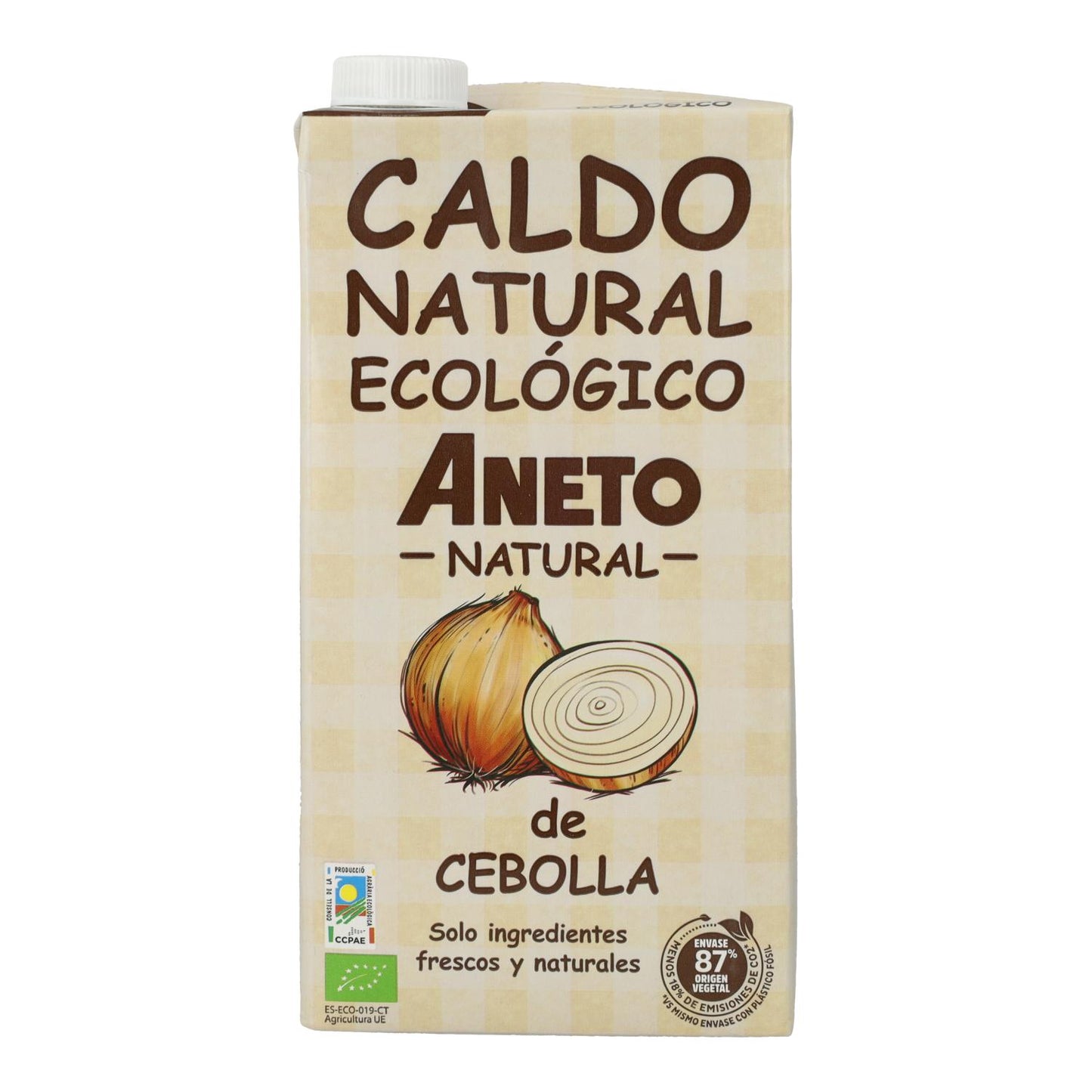 Caldo natural de cebolla ECO Aneto 1L