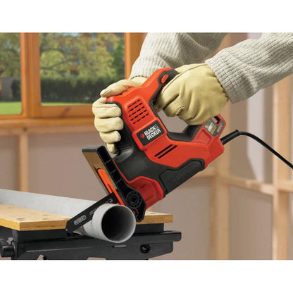 Sierra Scorpion 500W AutoSelect + 3 zaagbladen en koffer Black+Decker RS890K-QS