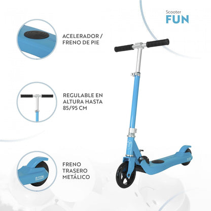 Elektrische step Olsson Fun Blauw