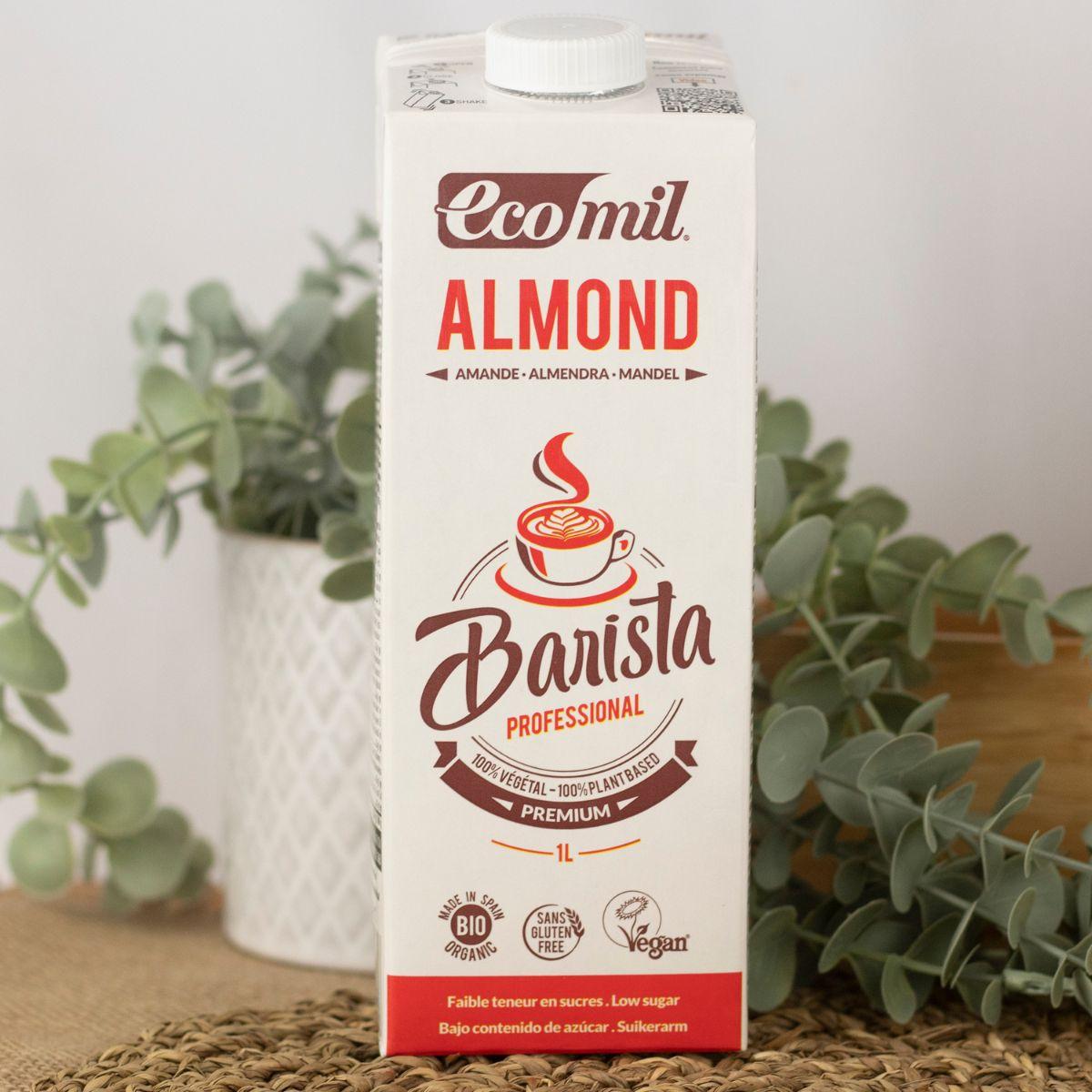 Boisson végétale aux amandes Barista BIO EcoMil 1 L