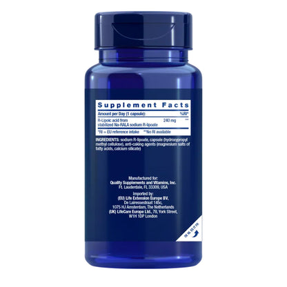 Super R-Lipoic Acid 240 mg, Life Extension 60 kapslar