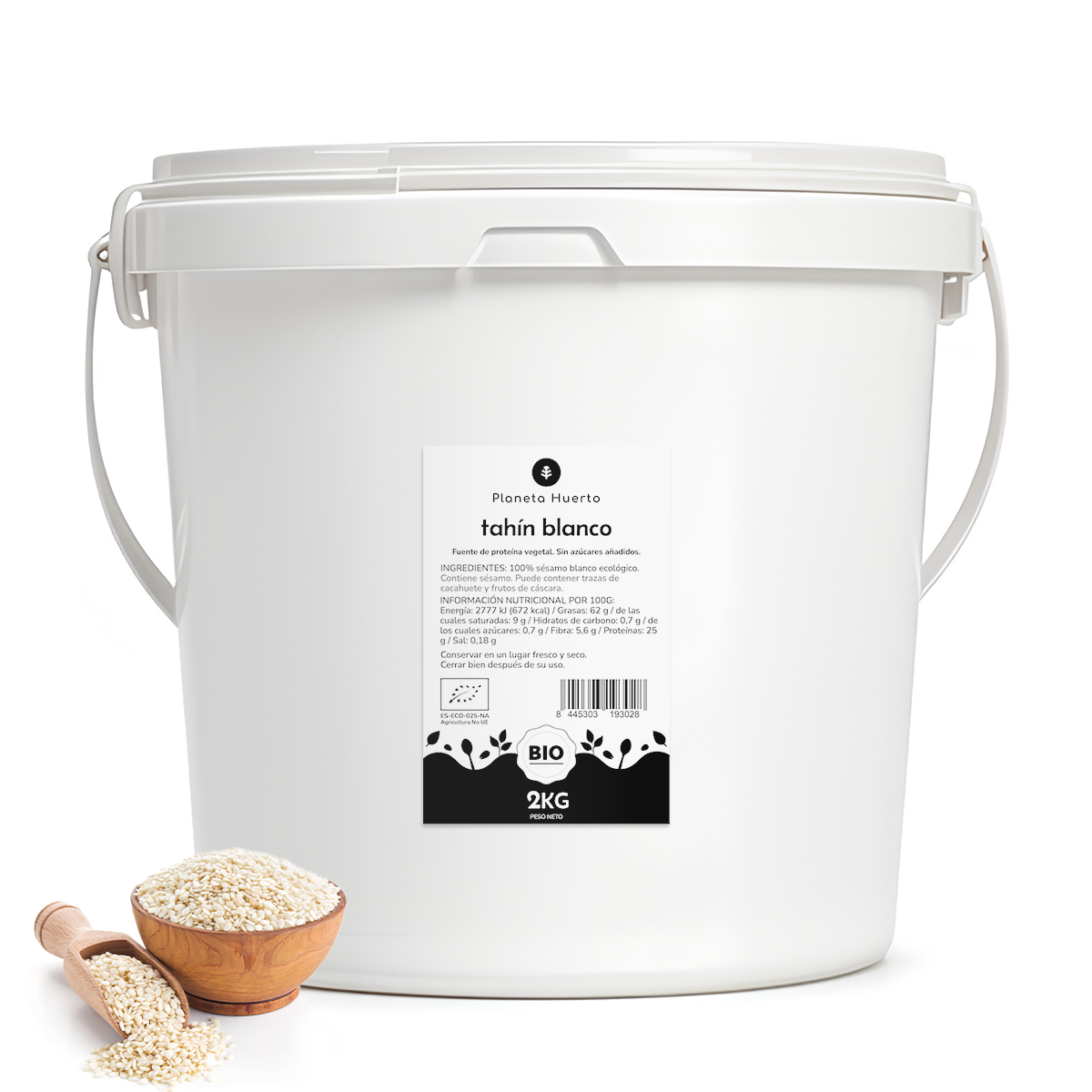 Tahini z białego sezamu ECO Planeta Huerto 2 kg