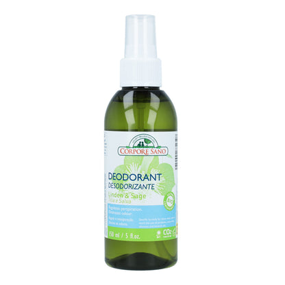 Confezione da 5 deodoranti al tiglio e salvia Corpore Sano 150 ml