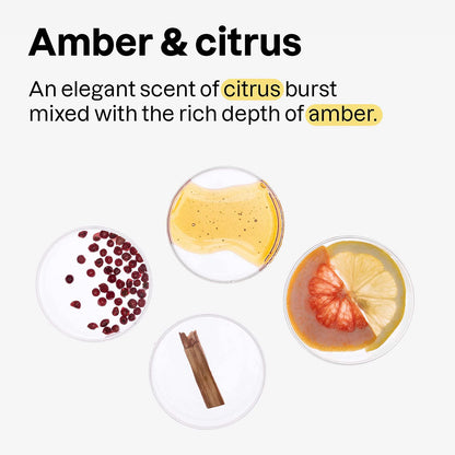 Super leaves men vaste lichaamszeep Amber & Citrus 113 g