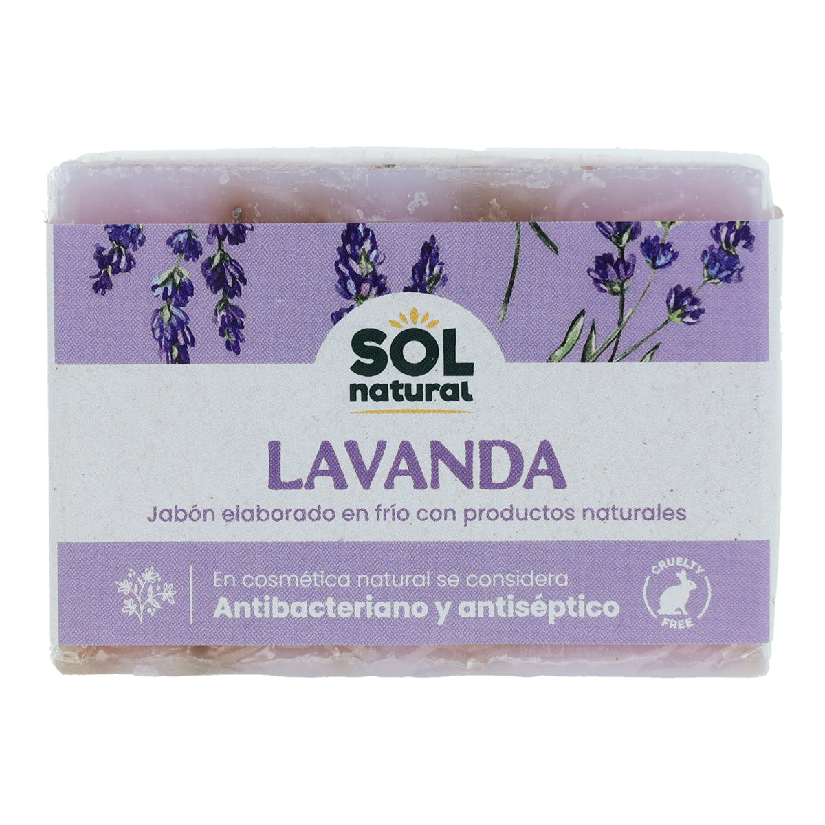Naturlig lavendelsåpa Sol Natural 100 g