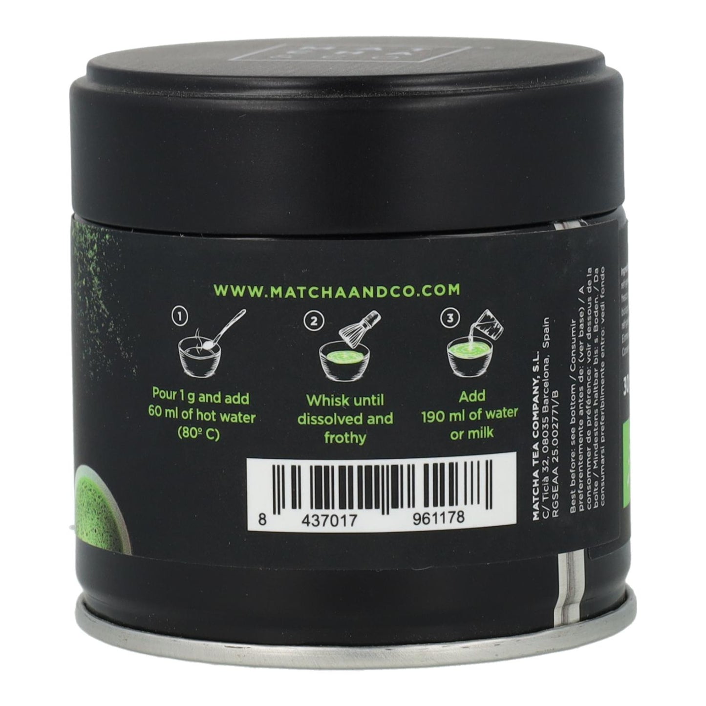 Herbata Matcha Premium Ceremonial 100% ekologiczna Matcha & CO 30 g