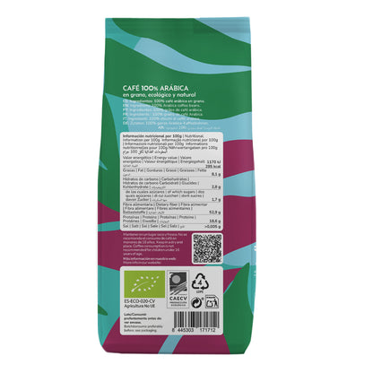 Eco 100% Arabica Caffè in grani Planeta Huerto 1 Kg