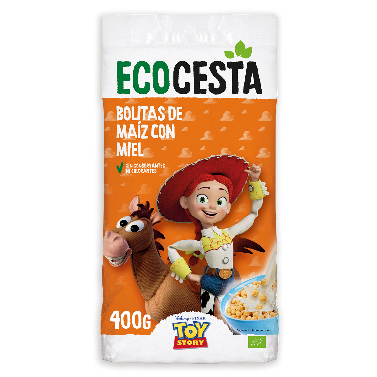 Maïskorrels met honing Bio Kids Disney-editie Ecocesta 400 g