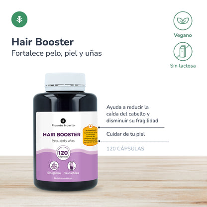 Hair Booster hair, skin and nails Planeta Huerto 120 capsules