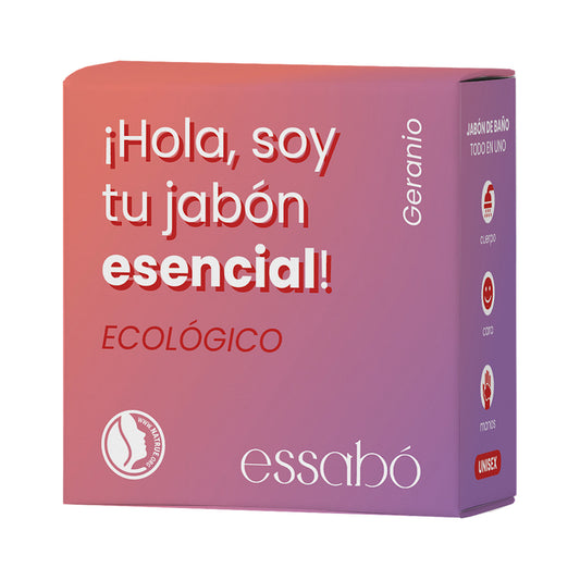 Jabón Sólido Ecológico Esencial Geranio ESSABÓ 120 g