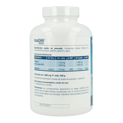 Pack 2x NuaDHA 1000 Laboratorios Nua 132 perlas