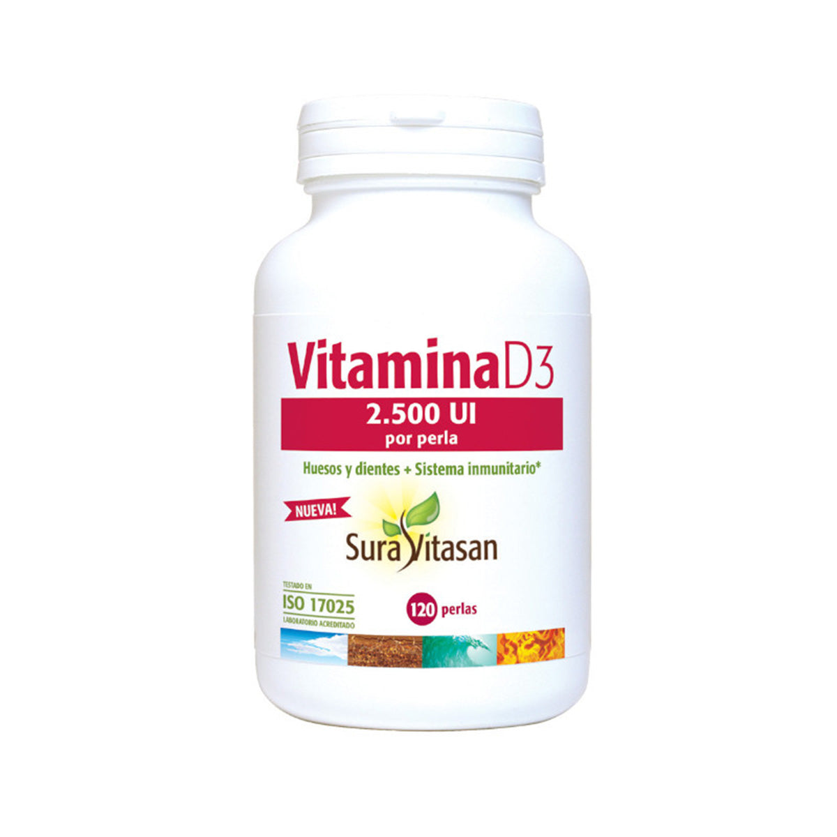 Vitamine D3 2.500 IE, Sura Vitasan, 120 capsules
