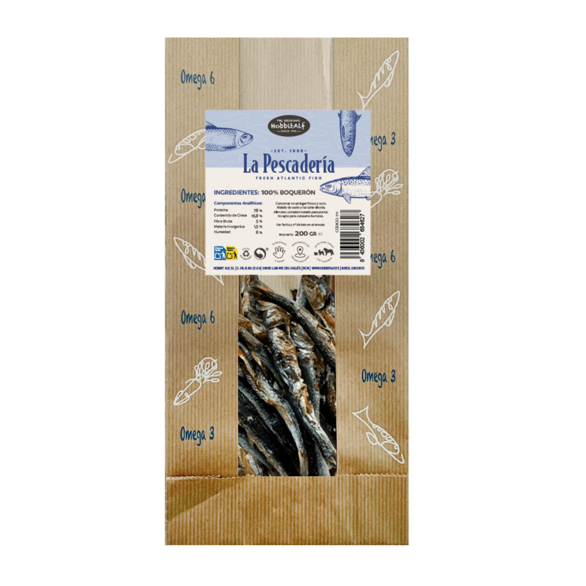 Hobbitalf anchovies 200 g