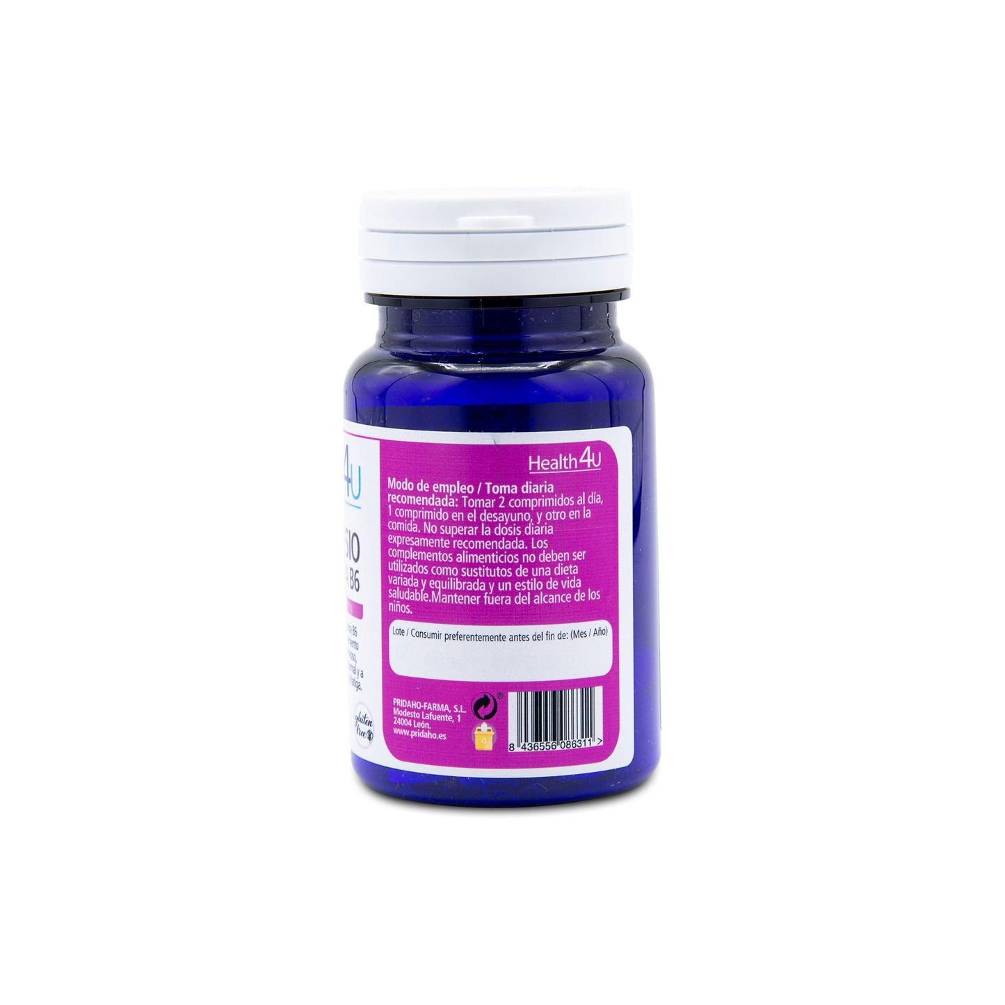 H4U Magnesium + vitamin B6 60 tabletter à 500 mg