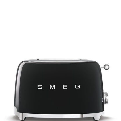 Tostador SMEG 2 ranuras 50's Style negro Nego Mate