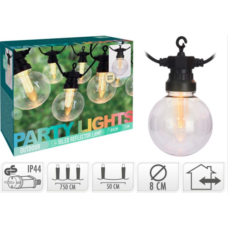 LED-slinger 10 lampjes Warm