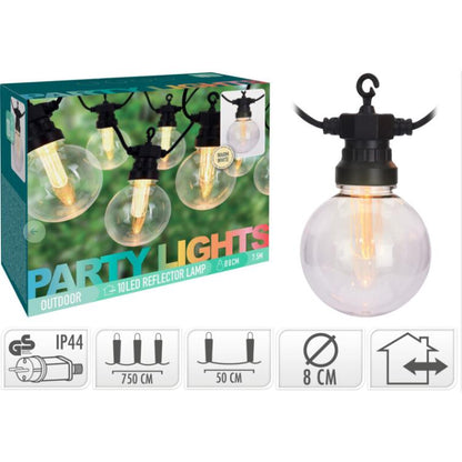 LED-slinger 10 lampjes Warm