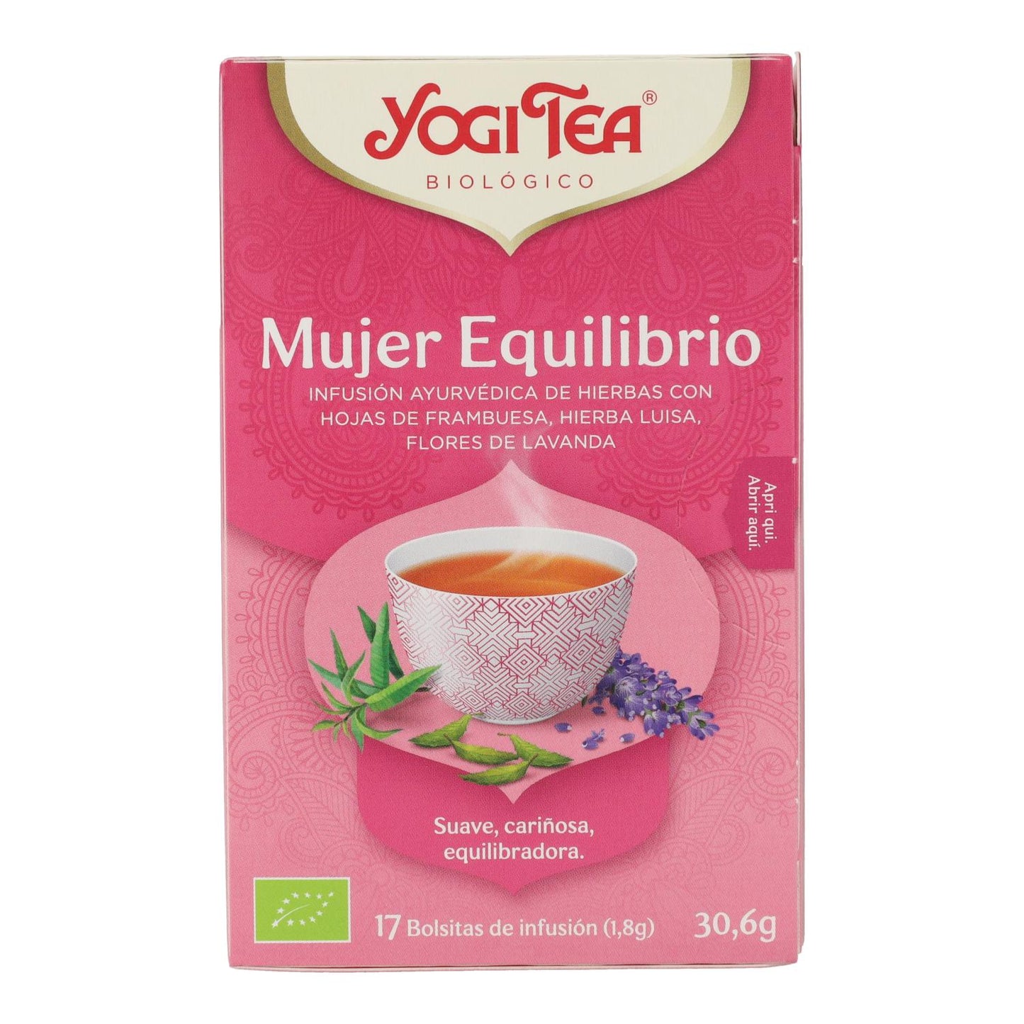 Yogi Tea BIO Mujer equilibrio, 17 bolsitas