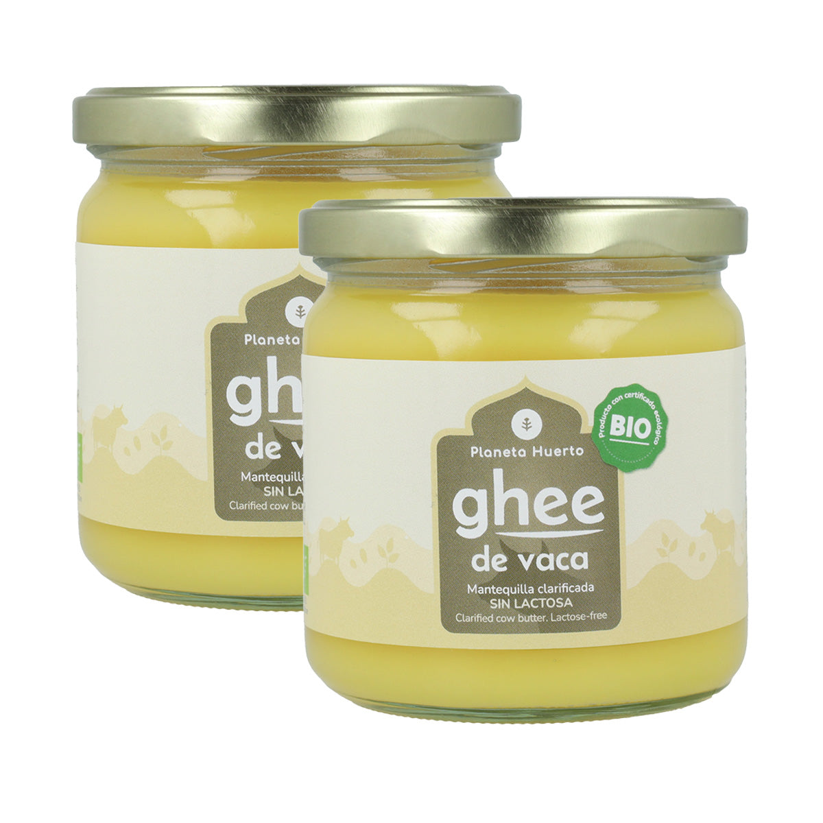 Packung 2x Ghee Butterschmalz ECO Planet Orchard 350 gr