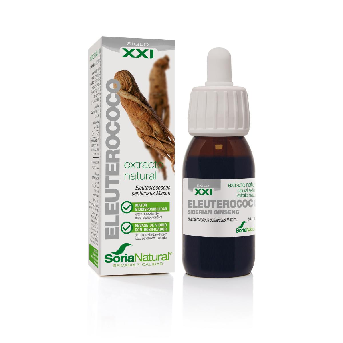 Eleutherococcus-extrakt Soria Natural, 50 ml