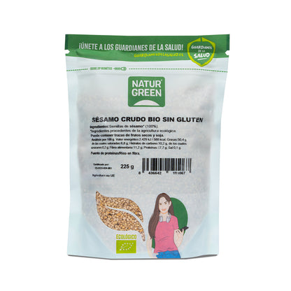 Naturgreen Organic Raw Sesame Seeds 225 g