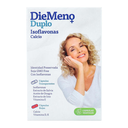 Diemeno Duplo 30 transparante capsules + 30 rode capsules