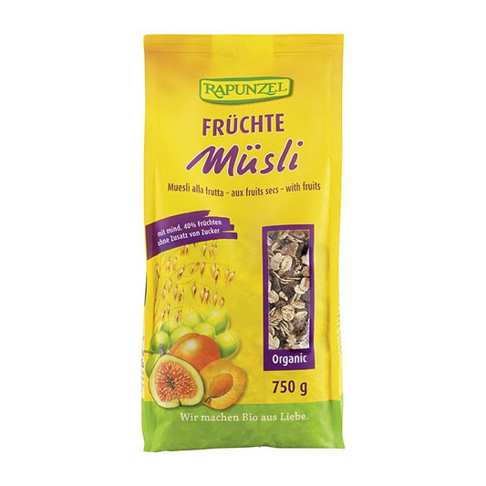 Fruchtmüsli Rapunzel, 750 g