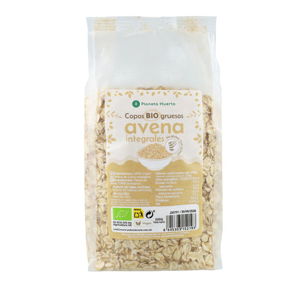 Grove Havervlokken Glutenvrij ECO Planeta Huerto 500 g
