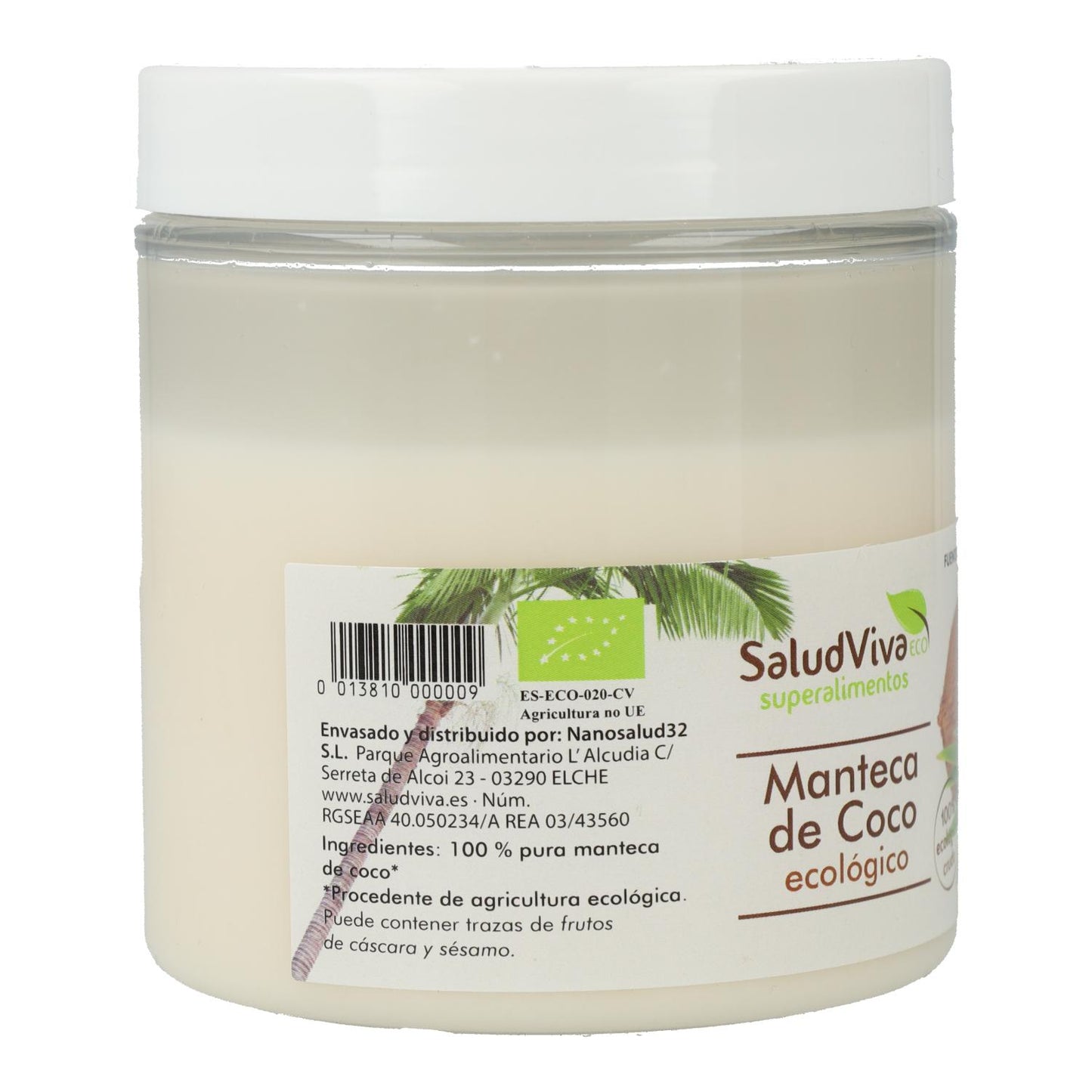Kokosboter 225 g, Salud Viva