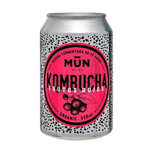 Kombucha Frutti Rossi Lattina ECO Mun 330 ml