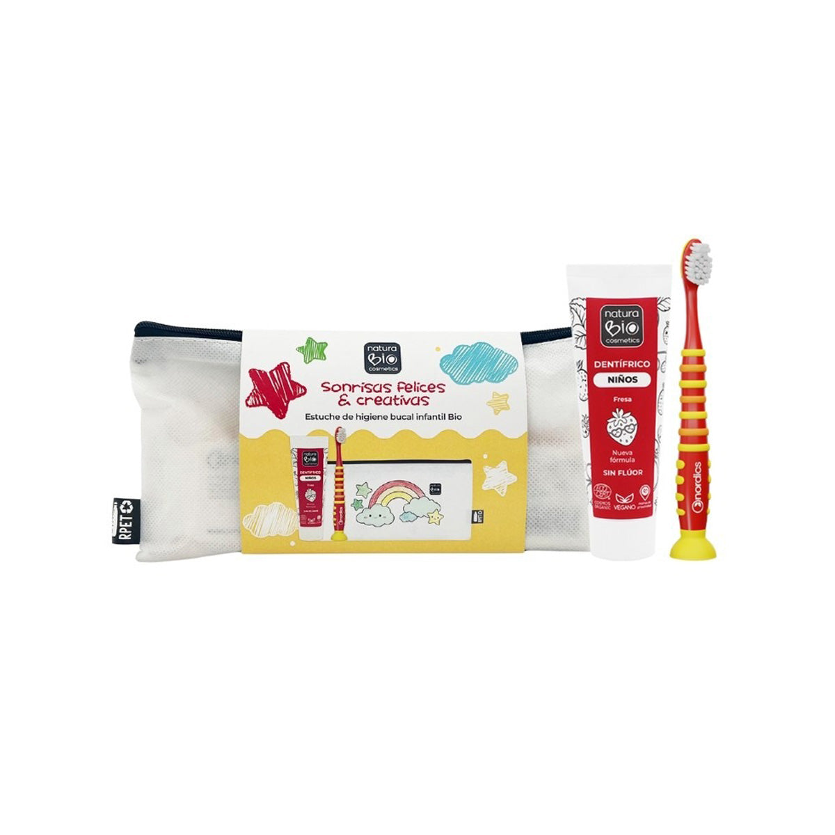 Pakket mondverzorging voor kinderen, kleurendoos