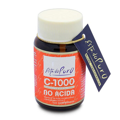 Vitamin C-1000 icke-sur  Estado Puro Tongil 100 tabletter
